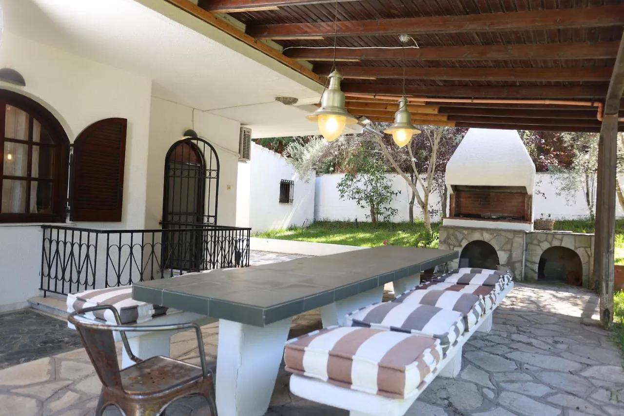 Villa Delta 2 - Steps To Beach And Mamalouka Blue Carpet Hanioti